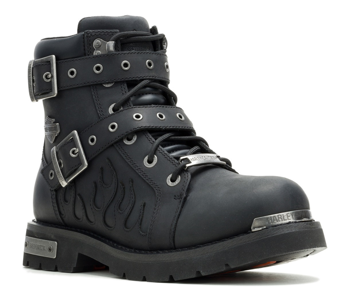 Harley-Davidson® Men's Ironblze WP Black Leather Motorcycle Boots