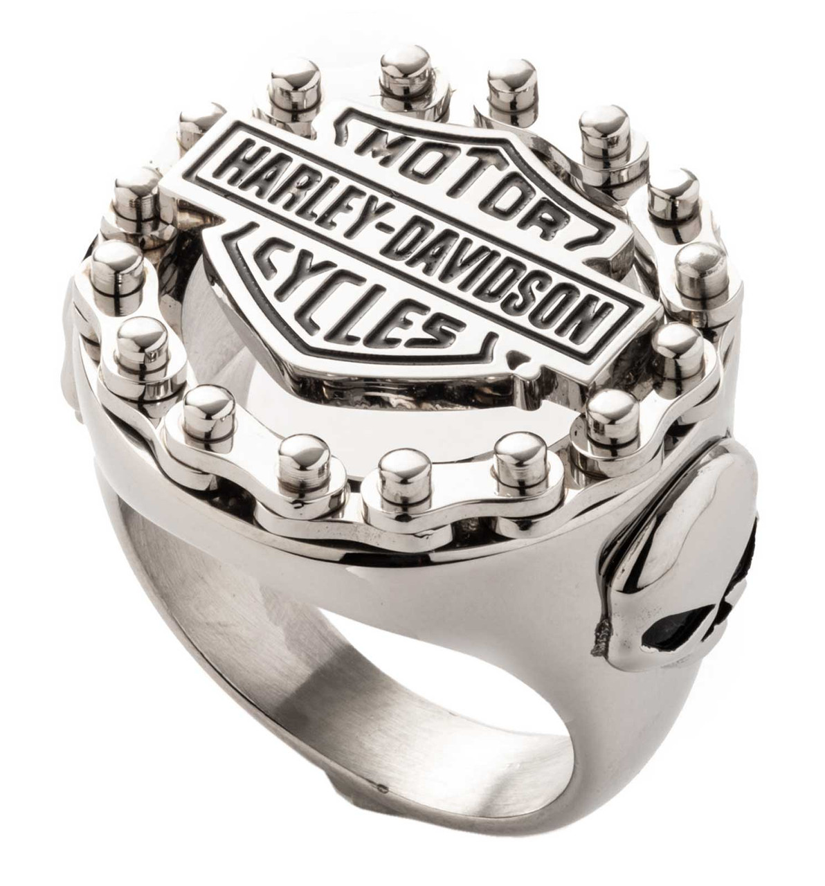 Harley-Davidson® Men's Round Bike Chain Bar & Shield Logo