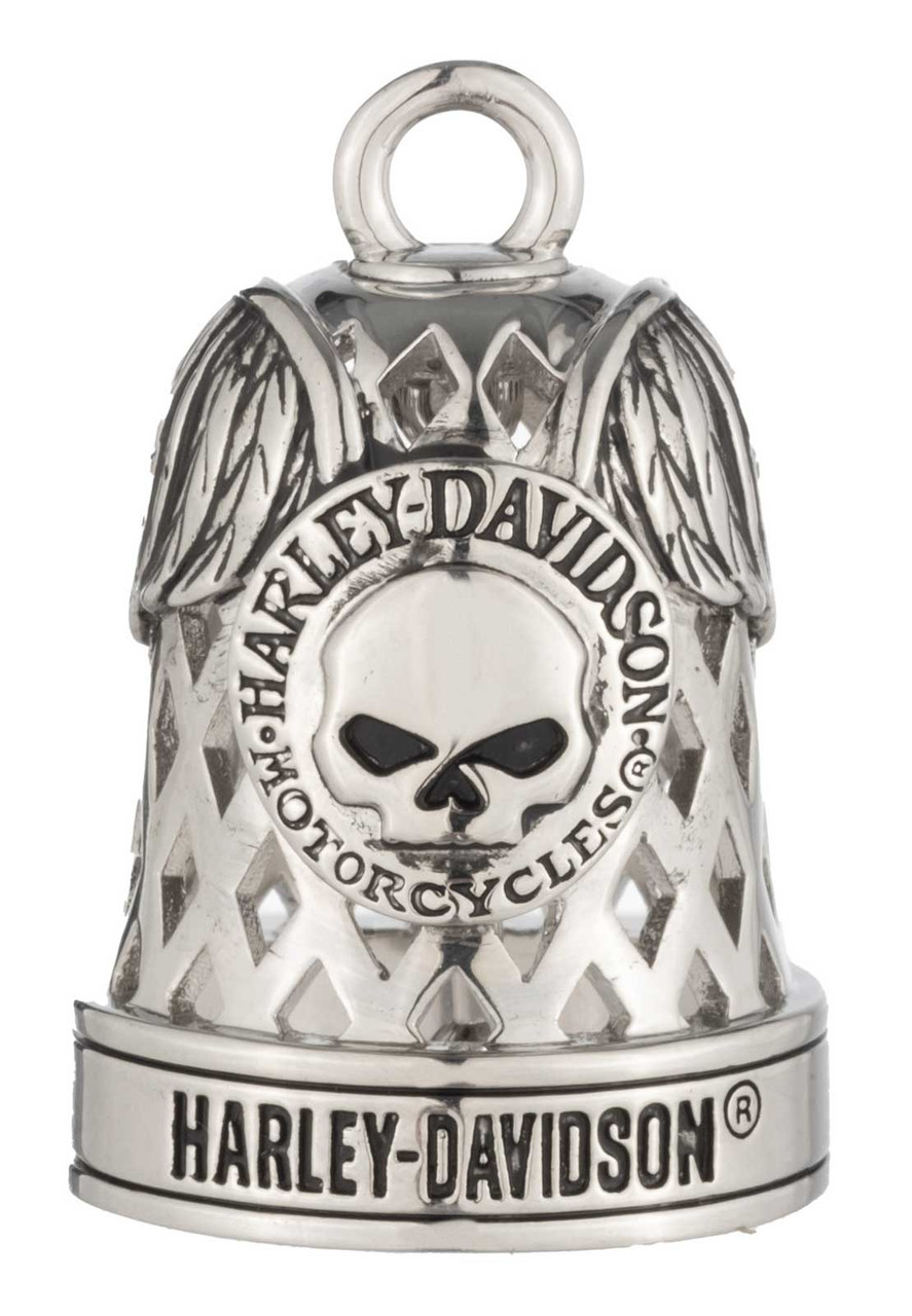 Harley-Davidson® Winged Willie G Skull Diamond Cut Outs Ride Bell