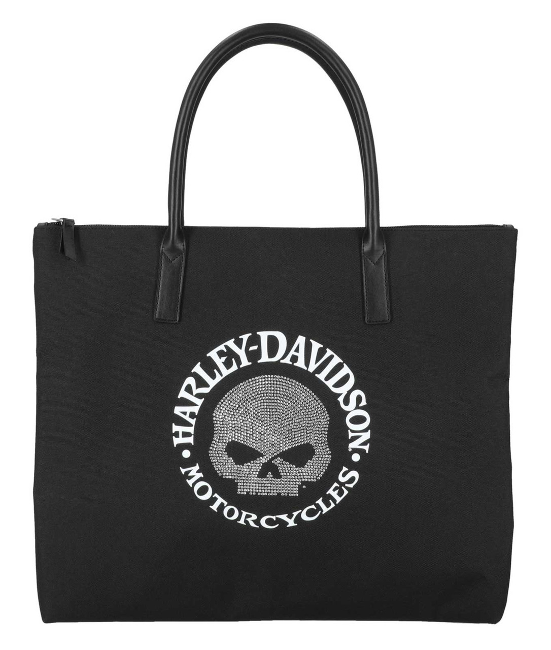 バッグ Harley-Davidson archive totebag y2k e674 Harley-Davidson® Women's Embellished Willie G Skull Flat Tote
