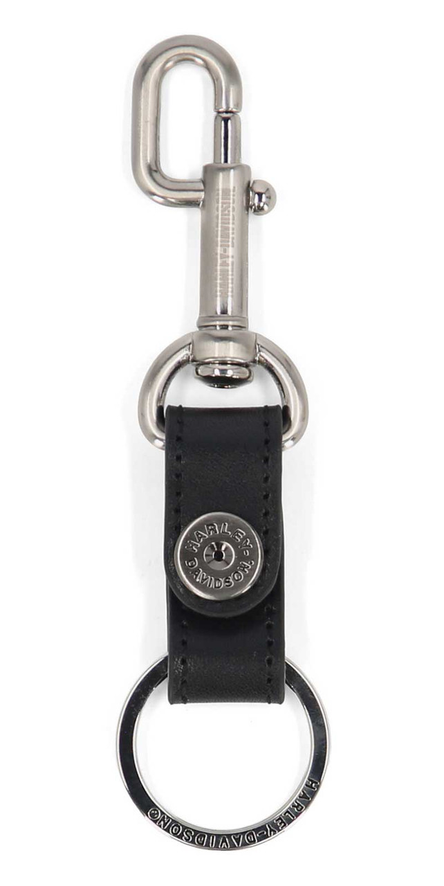 Harley-Davidson/キーフォブ(新品) Harley-Davidson® Bar & Shield Trigger Lock Genuine Leather Key Fob