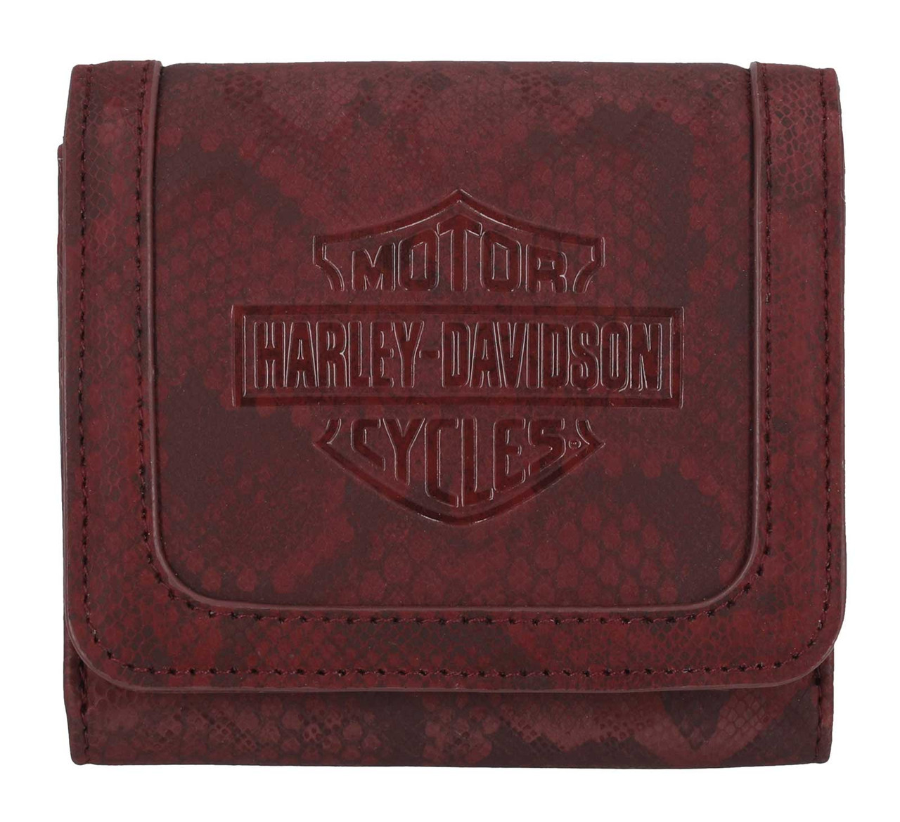Harley-Davidson® Women's Bar & Shield Snake Printed RFID Indexer