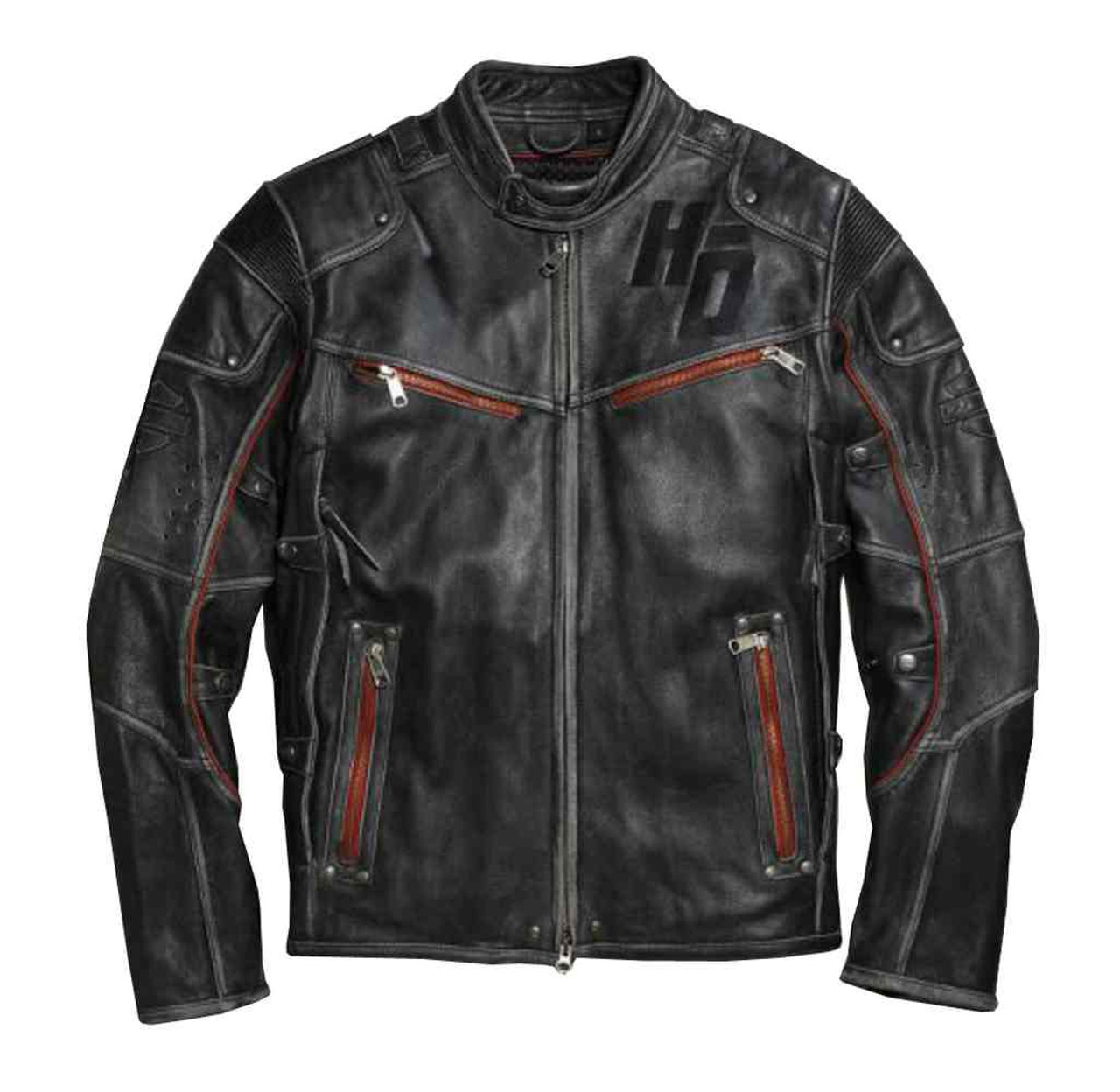 Harley-Davidson® Men's Triple Vent Roadworn Leather Jacket
