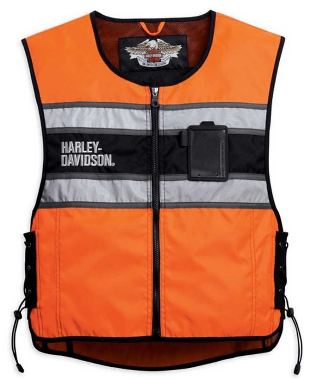 Harley-Davidson® Men's Hi-Vis Orange Riding Vest 98172-08VM