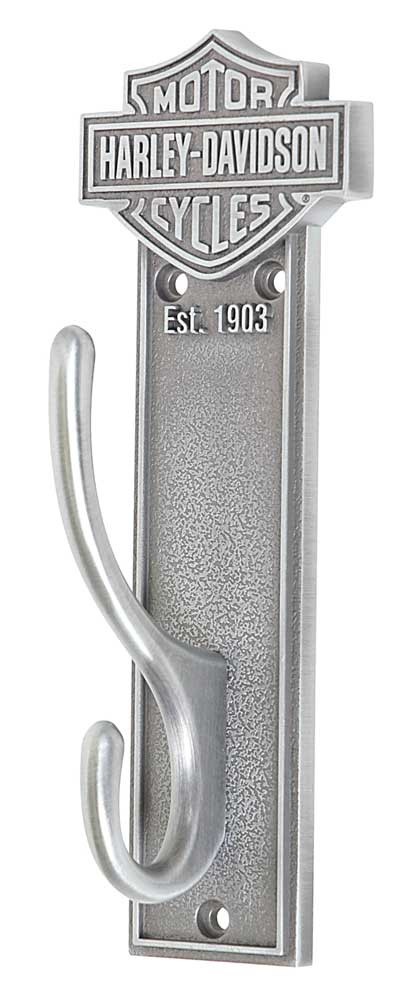 Harley-Davidson® Bar & Shield Coat Hook, Antique Pewter Finish HDL