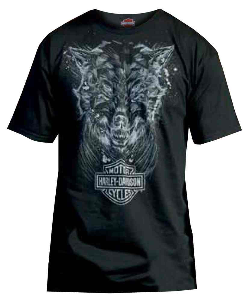 Harley-Davidson® Men's T-Shirt, B&S Sketched Wolf Lightweight