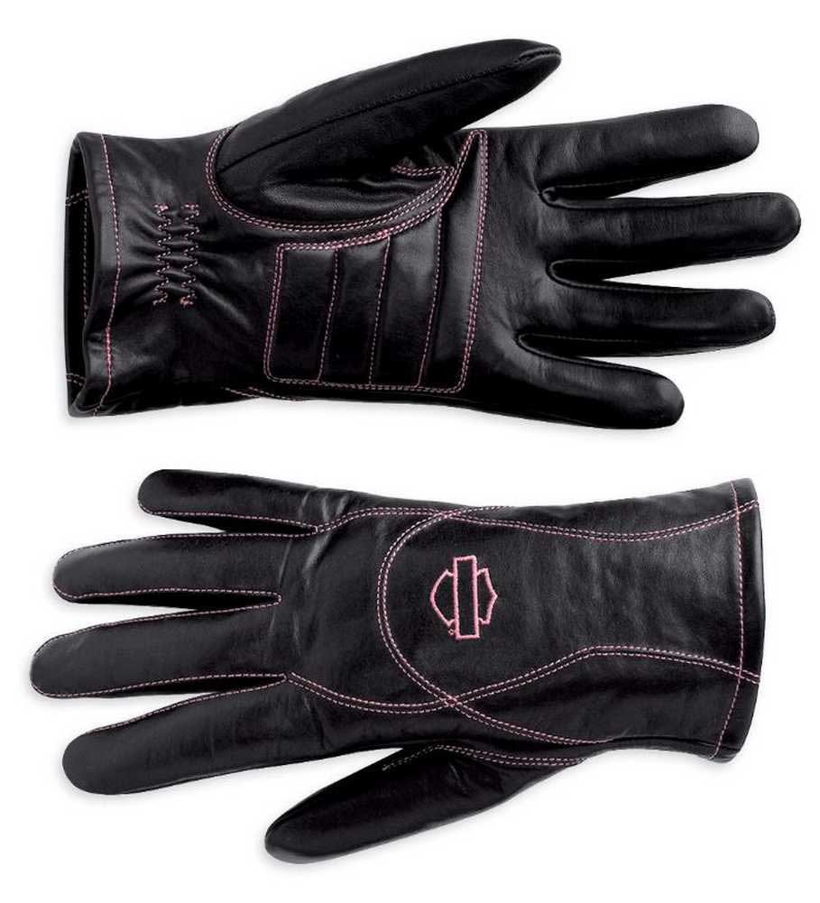 Harley-Davidson® Women's Pink Label Full-Finger Riding Gloves