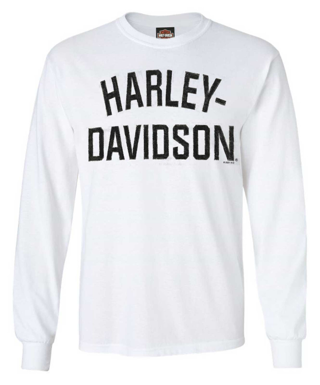 Harley-Davidson® Men's Shirt, Heritage H-D Script Long Sleeve