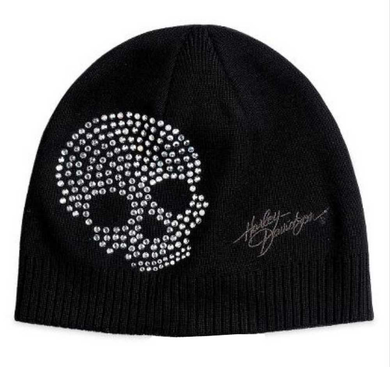 Harley-Davidson 黒ウールハット made in USA Harley-Davidson® Women's Script Adjustable Trucker Cap