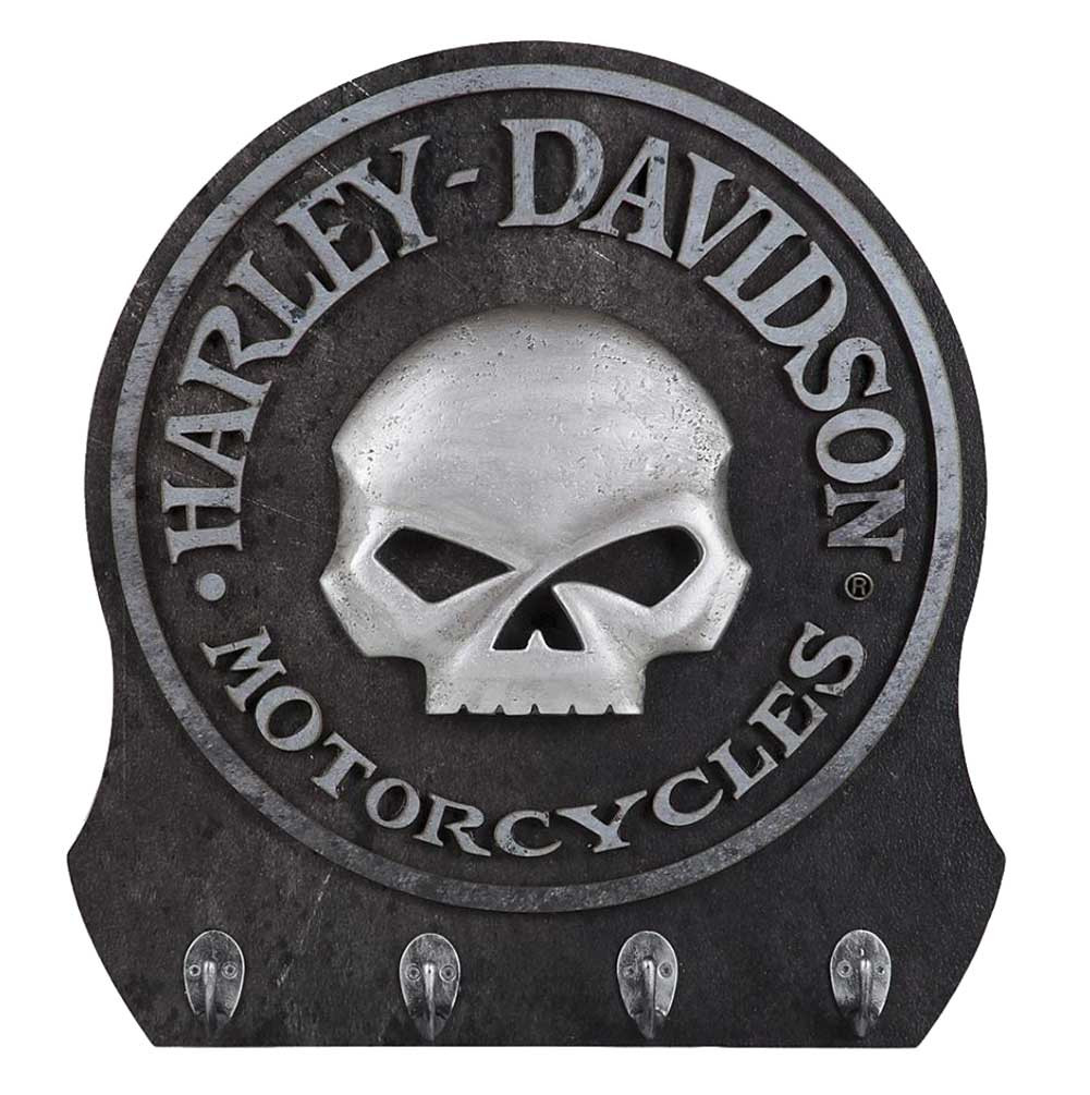 Harley-Davidson® Sculpted 3D Willie G Skull Key Rack, Textured