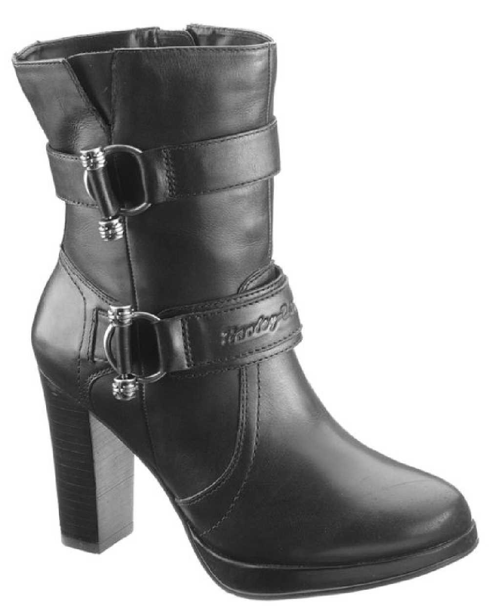 Harley-Davidson® Women's Marissa Platform Black 5.5-Inch Boots