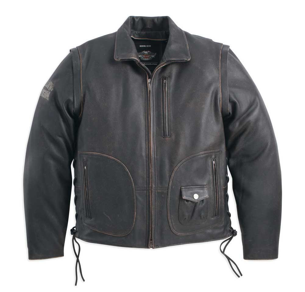 Harley-Davidson® Men's Panhead II Leather Jacket Black 98023-12VM