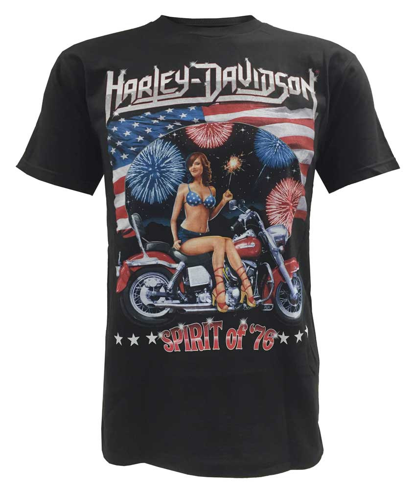 Harley-Davidson® Men's Spirit Of '76 Patriotic Pinup Lady Short