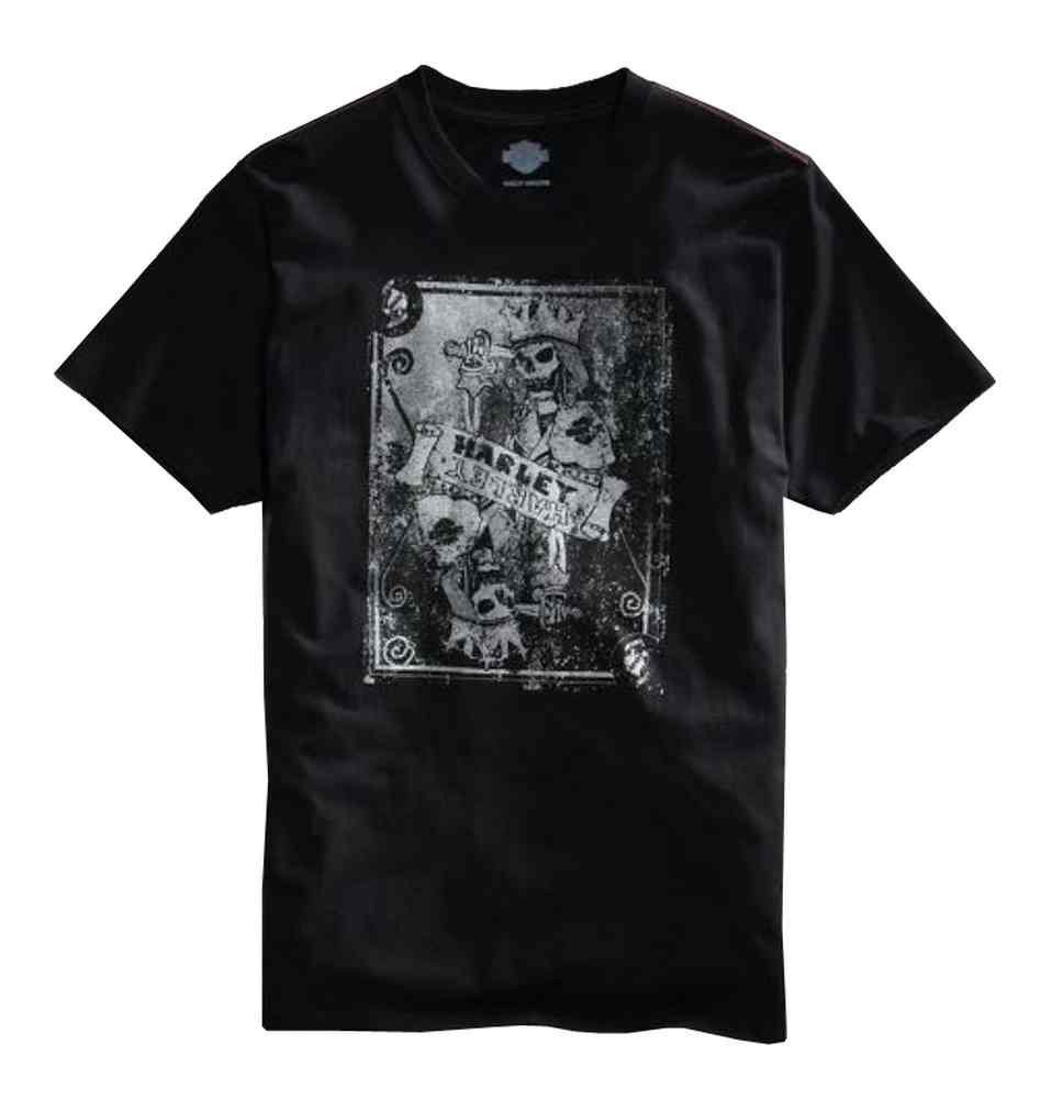 Harley-Davidson® Mens T-Shirt, Crowned Skeleton Short Sleeve