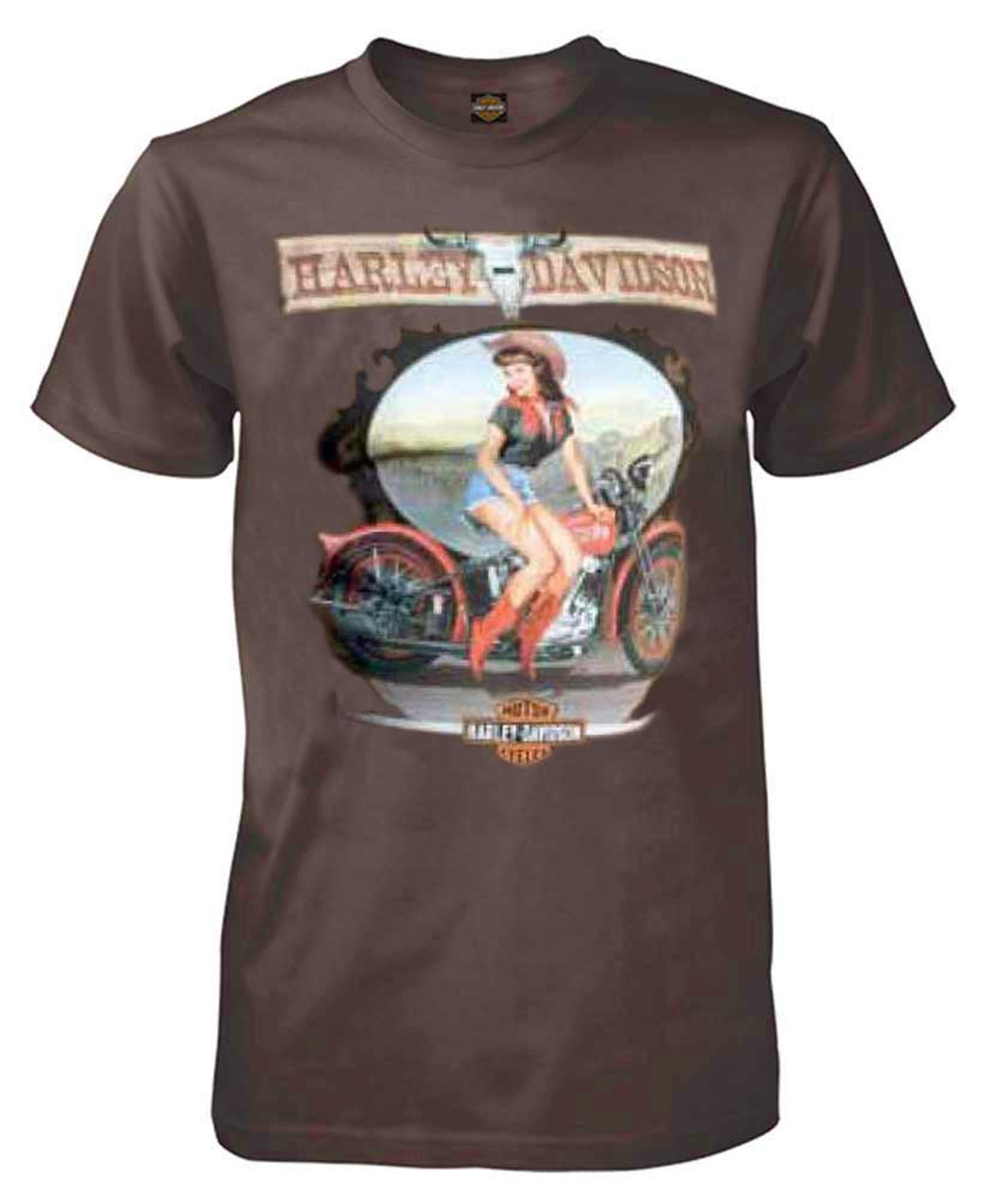 トップス Harley Davidson bike print t-shirt Vintage Harley-Davidson 