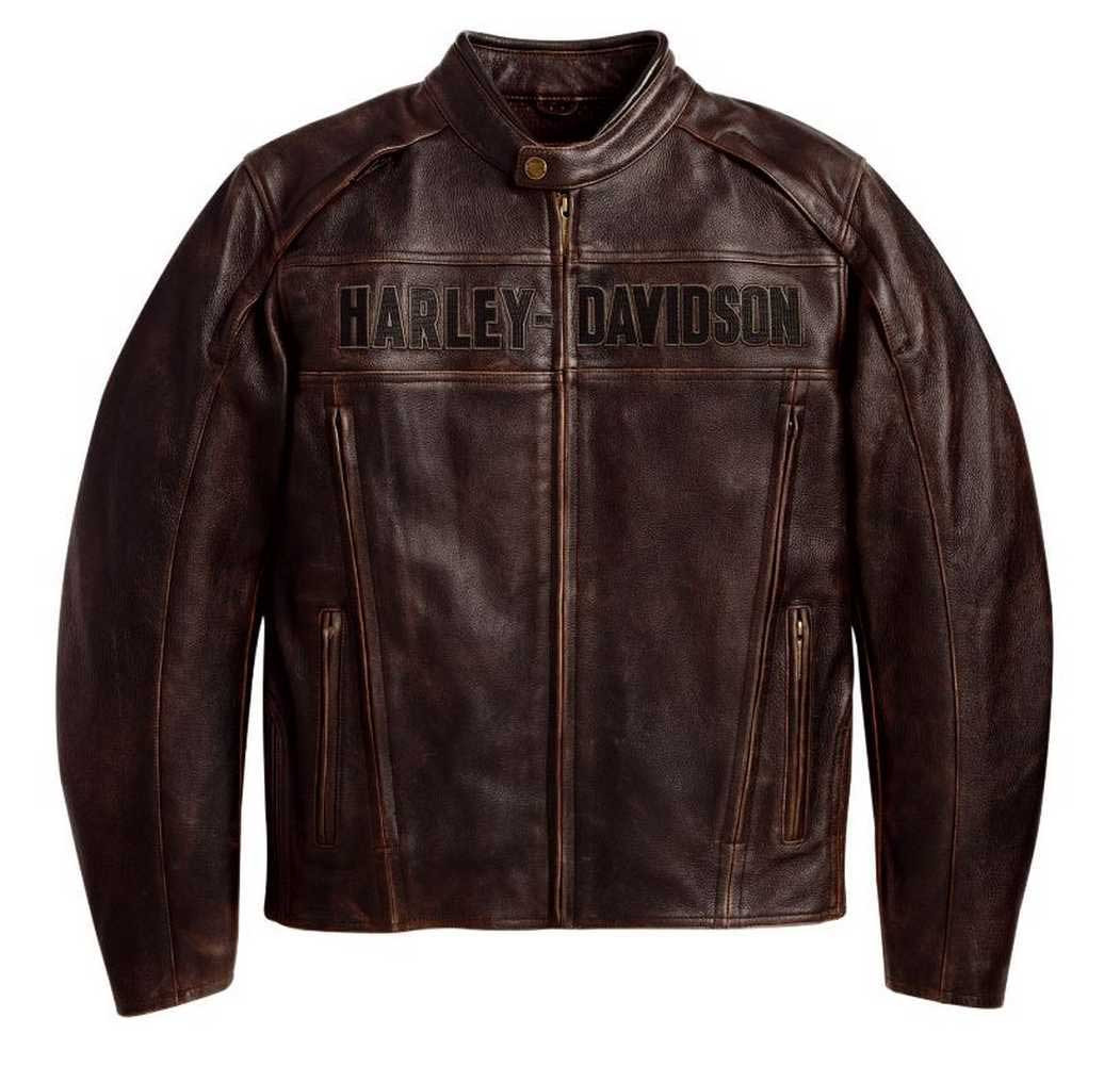 Harley-Davidson® Men's Roadway Leather Jacket Brown 98002-11VM