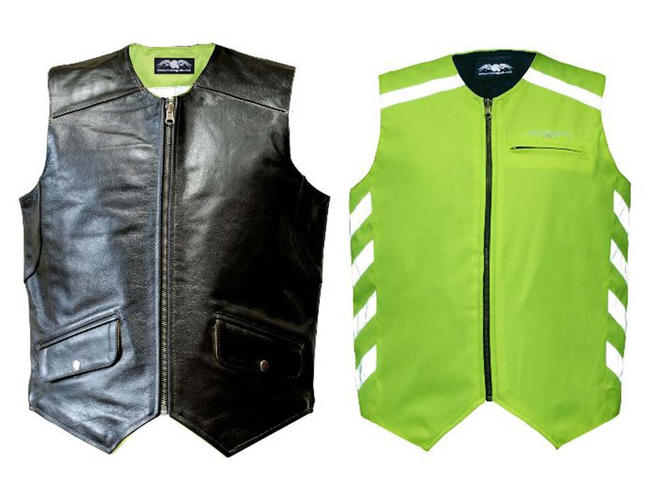 Missing Link Men' s Meshed Up Safety Vest HiViz Reflective Green - MUMG -  Wisconsin Harley-Davidson