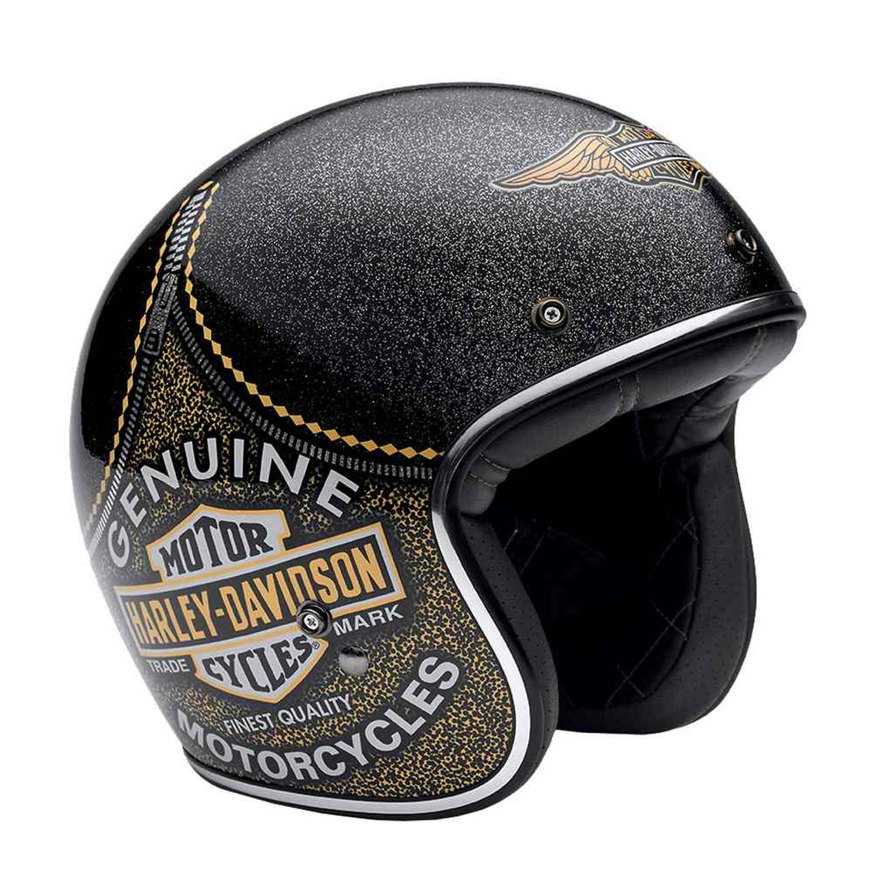 Harley-Davidson® Women's 3/4 Helmet, Tantalus Retro, Gloss