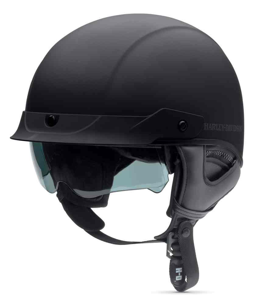 cool motorcycle half helmets j tech Harley-Davidson® Men's Lucid Ultra-Light Sun Shield J03 Half Helmet.  98390-16VM