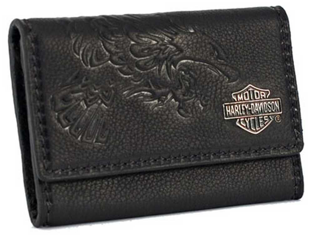 Harley-Davidson® Women's Black Leather Business Card Case MN5224L