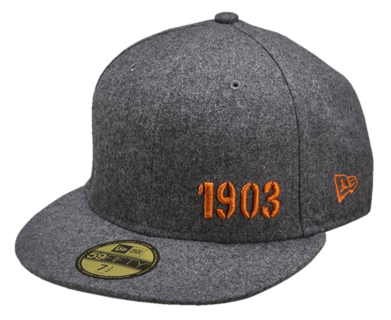 Harley-Davidson® Men's 1903 59Fifty Baseball Hat Cap, Gray/Orange.  99407-15VM