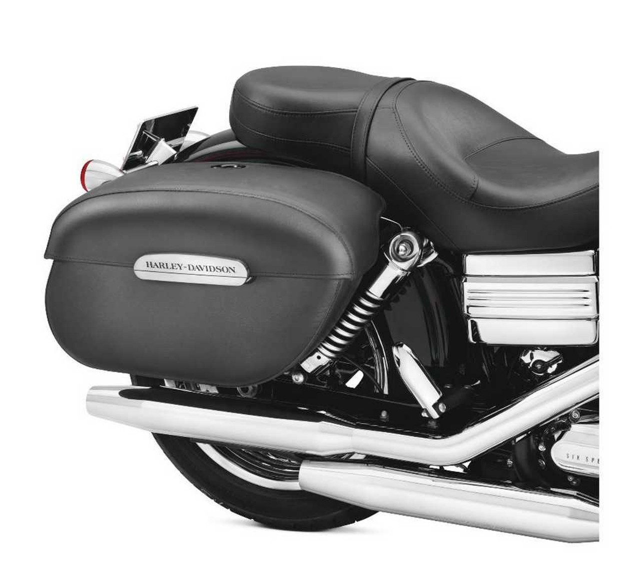 hard leather saddlebags