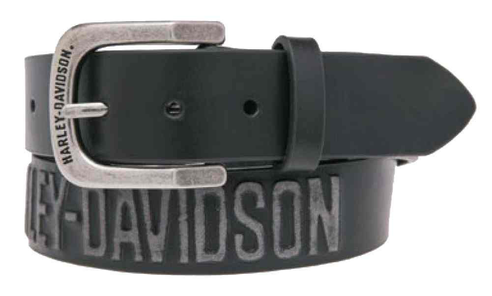 Harley-Davidson® Men's Embossed Highway To Hell Leather Belt
