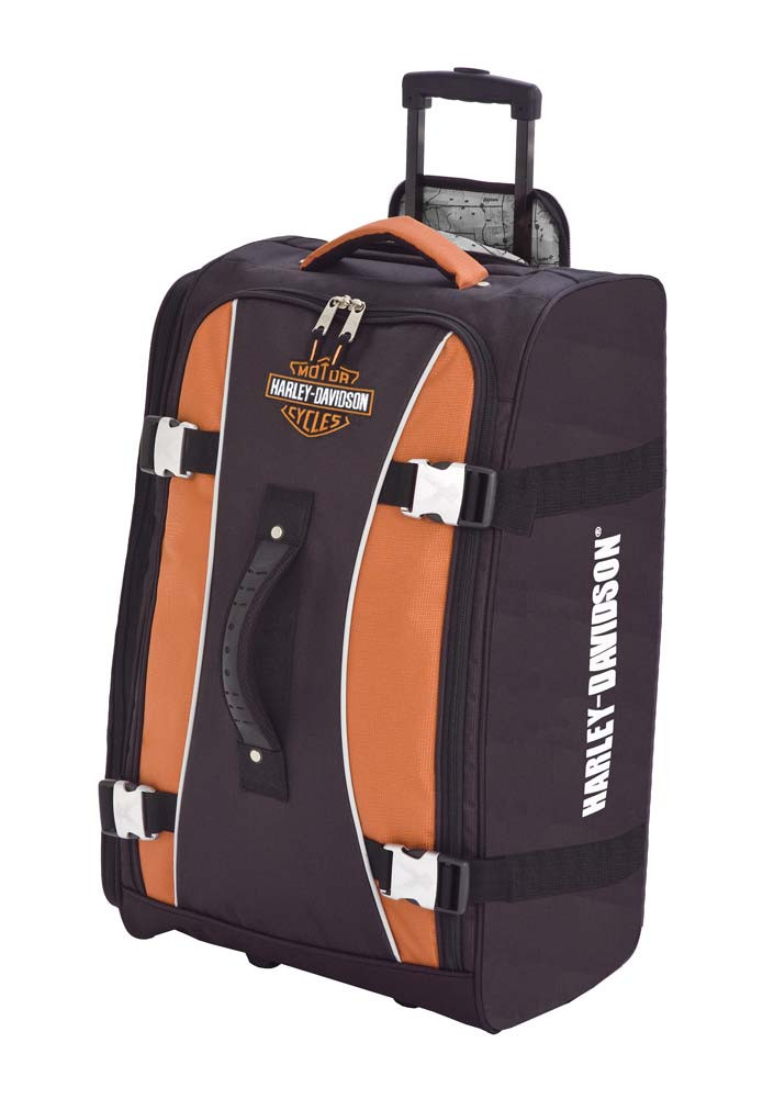 Harley-Davidson® Hybrid Luggage 29'' Casual Upright Suitcase, Rust