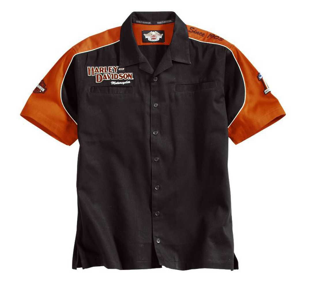 Harley-Davidson® Men's Prestige Colorblocked Garage Shirt S/S