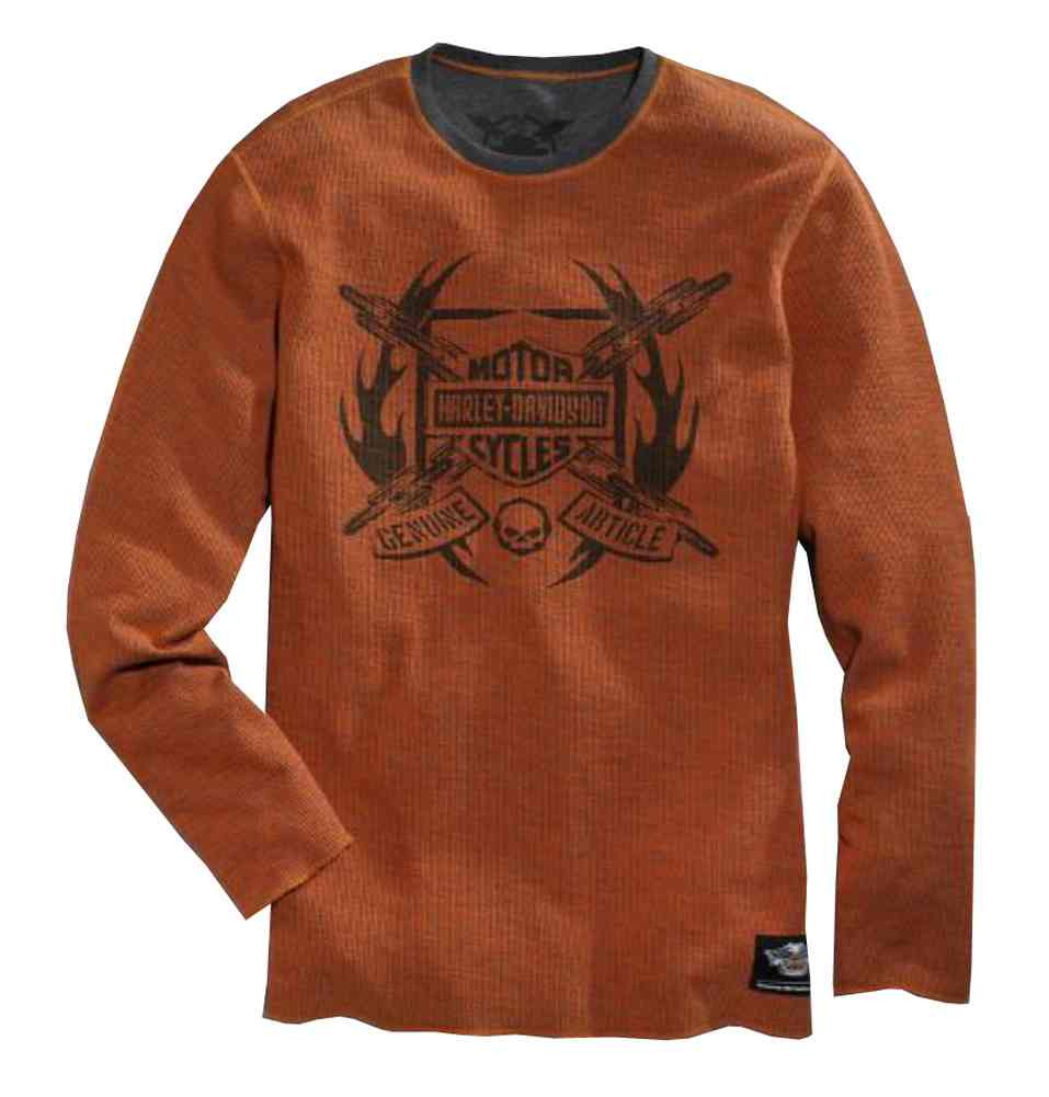 Harley-Davidson® Men's Reversible Double-Faced Crew Long Sleeve