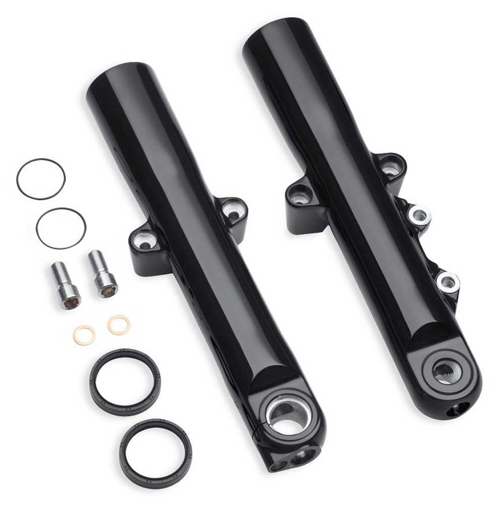 HarleyDavidson® Gloss Black Lower Fork Sliders, Fits FLFB & FLFBS