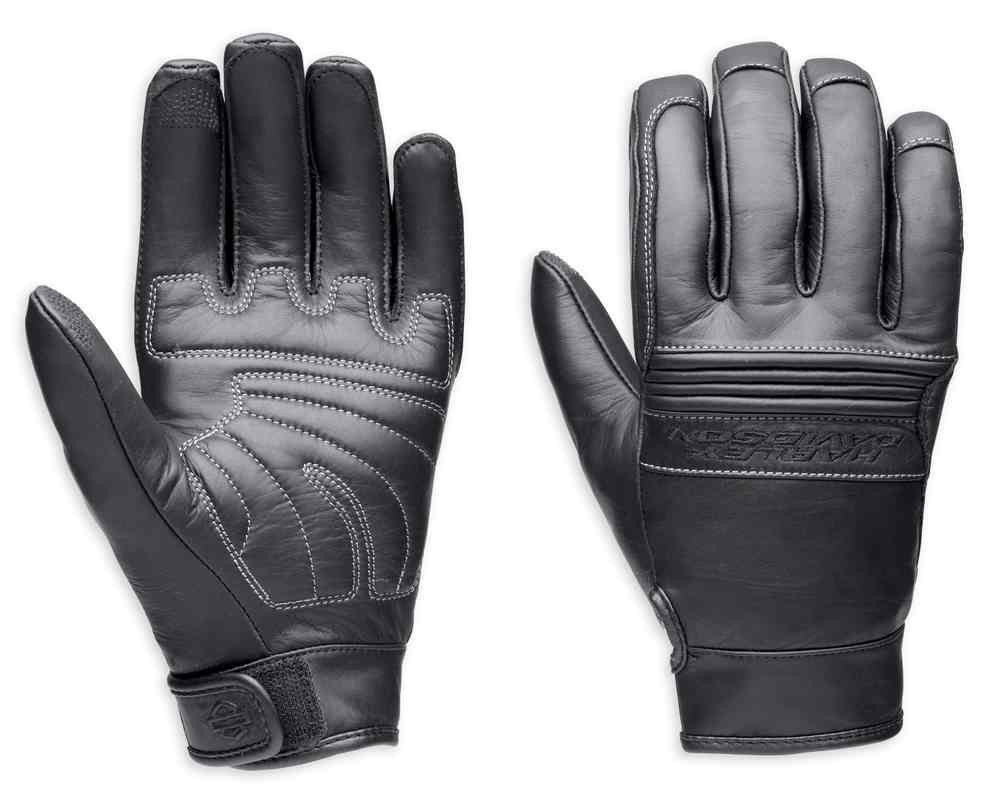 HarleyDavidson® Men's Tailgater FullFinger Leather Gloves 9830414VM Wisconsin HarleyDavidson