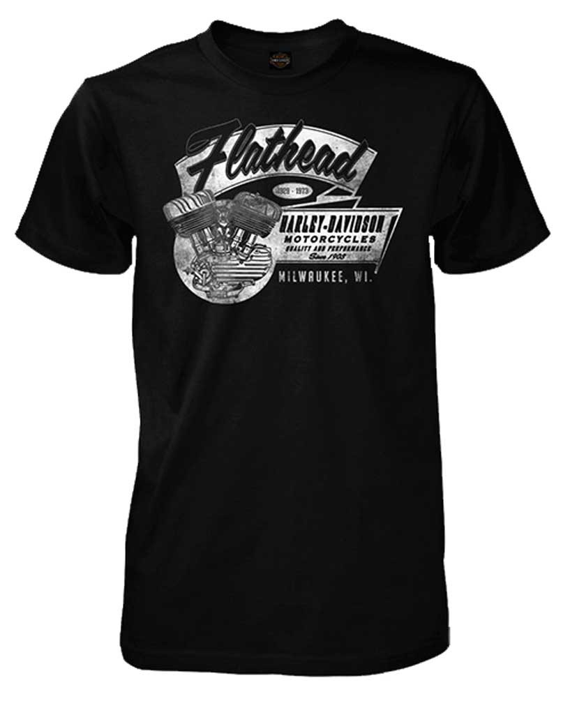 HarleyDavidson® Men's Flathead VTwin Engine Short Sleeve TShirt