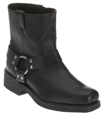 Harley-Davidson® Scout Black 7-Inch Leather Boots, Side Entry