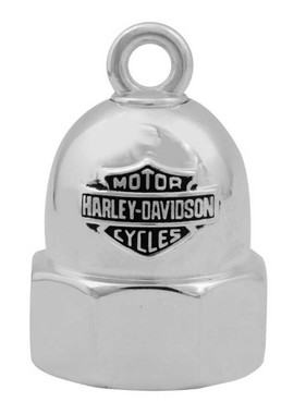 Harley-Davidson Bolt With Bar & Shield Logo Motorcycle Ride Bell, Silver HRB061 - Wisconsin Harley-Davidson