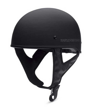 Harley-Davidson Men's Overdrive Low Profile Half Helmet, Black. 98335-15VM - Wisconsin Harley-Davidson