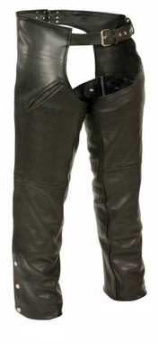 Milwaukee Leather Men's Slash Pocket Chaps w/ Removable Thermal Liner ML1103 - Wisconsin Harley-Davidson