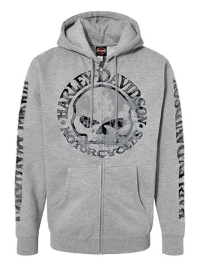 Harley-Davidson® Men's Hooded Sweatshirt Jacket, H-D Hoodie H-D