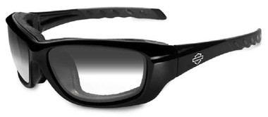 Harley-Davidson Gravity LA Grey Lens w/ Gloss Black Frame HDGRA05 - Wisconsin Harley-Davidson