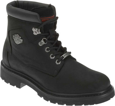 Harley-Davidson Wolverine Men's Badlands 6-Inch Black Boots D91005 - Wisconsin Harley-Davidson