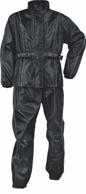 Nex Gen Men's Motorcycle Rain Suit, Reflective Piping & Heat Guard