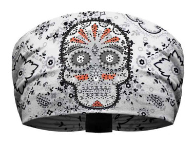 That's A Wrap Women's Premium Knotty Band, Embellished Eye Candy, White KB1536 - Wisconsin Harley-Davidson