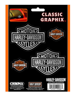 Harley-Davidson Bar & Shield 4-Piece Decal Set Stickers CG99066 - Wisconsin Harley-Davidson