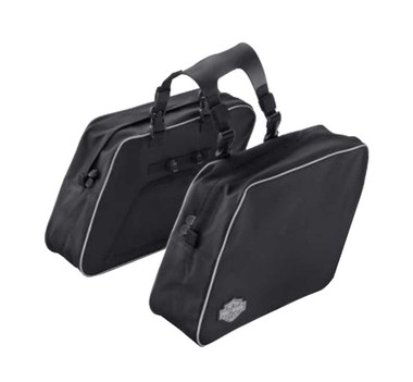 Harley-Davidson Throw-Over Saddlebags, Fits '15-Later XG Models, Black 90200906 - Wisconsin Harley-Davidson