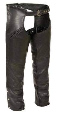 Milwaukee Leather Men's Basic Coin Pocket Leather Chaps SH1115