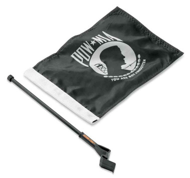 Harley-Davidson Tour-Pak Mount POW/MIA Flag Kit, High-Quality Nylon 61400205 - Wisconsin Harley-Davidson