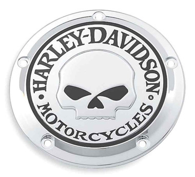 Harley-Davidson Willie G Skull Derby Cover, Fits Dyna, Softail & Etc. 25441-04A - Wisconsin Harley-Davidson