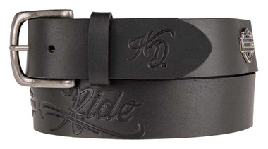 Harley-Davidson Women's Brandy Embossed Genuine Leather Belt HDWBT11201-BLK - Wisconsin Harley-Davidson Harley-Davidson Women's Brandy Embossed Genuine Leather Belt HDWBT11201-BLK - Wisconsin Harley-Davidson
