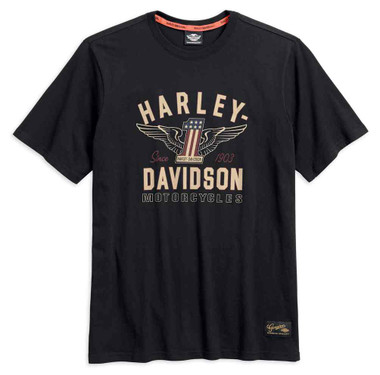 Harley-Davidson Men's #1 Genuine Classics Short Sleeve Graphic Tee 99033-17VM - Wisconsin Harley-Davidson