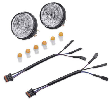 Harley-Davidson LED Bullet Turn Signal Insert Kit, Amber Color 67800639 - Wisconsin Harley-Davidson